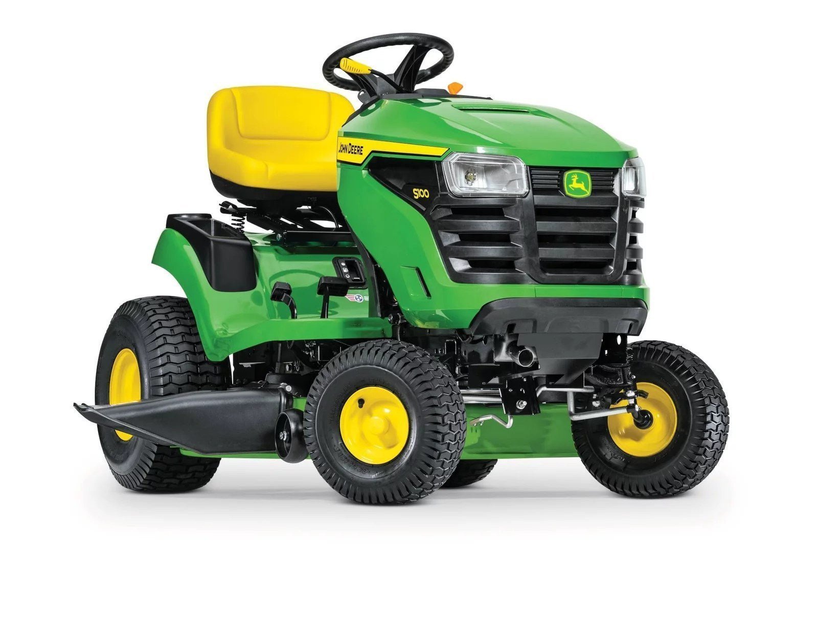 John Deere S100 17.5 HP GAS 42 in. Hydrostatic Riding Lawn Tractor - Image 1