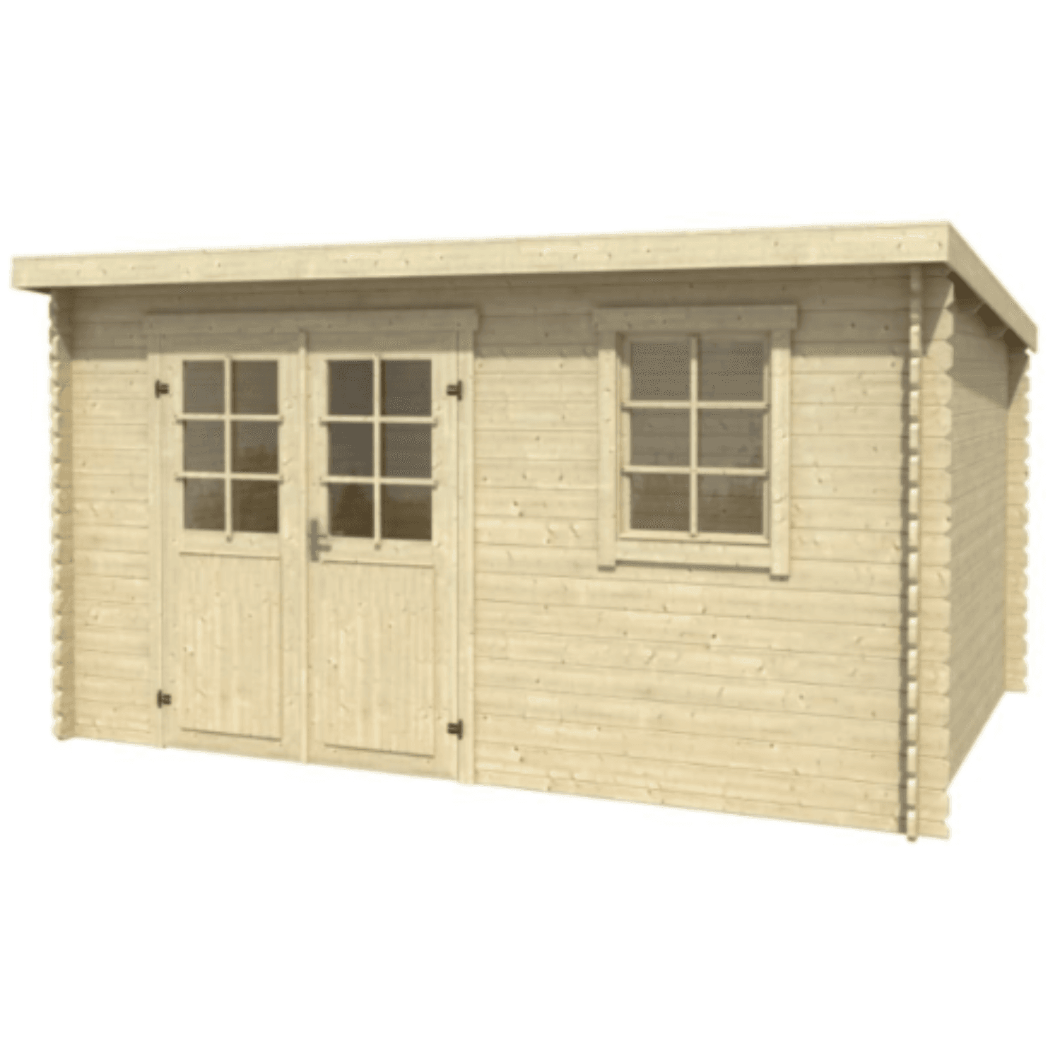 Cabane de jardin SANTA FE 10 m² – Bois 28 mm solide et durable - Image 1