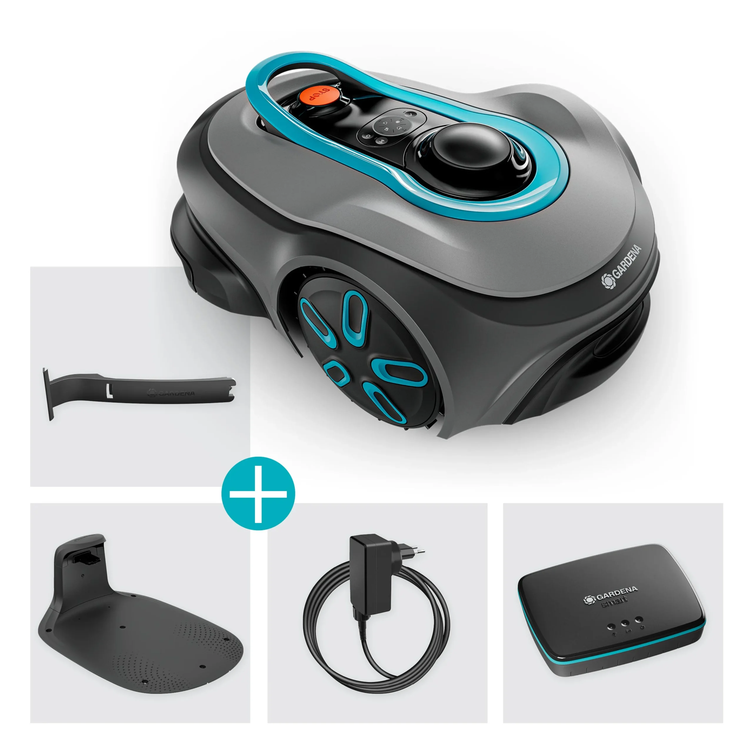 Gardena Mähroboter smart SILENO free 800 m² Set + gratis Zwischenstecker - Image 1