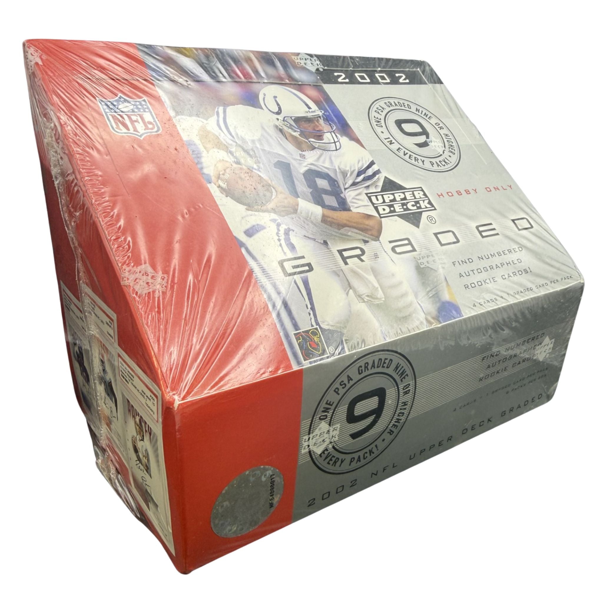 2002 Upper Deck Graded Football Hobby Box - Image 1