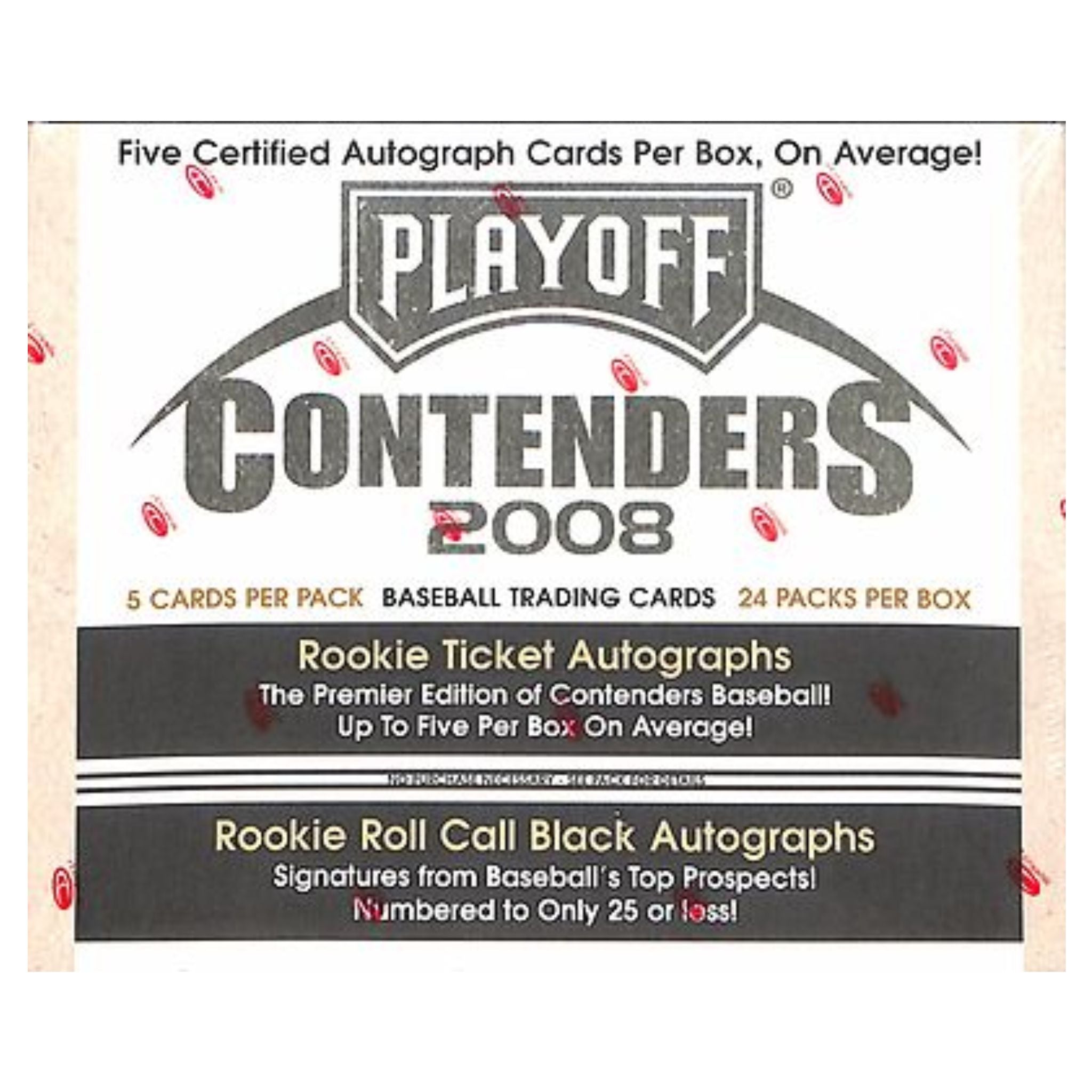 2008 Playoff Contenders Baseball Hobby Box - Image 1
