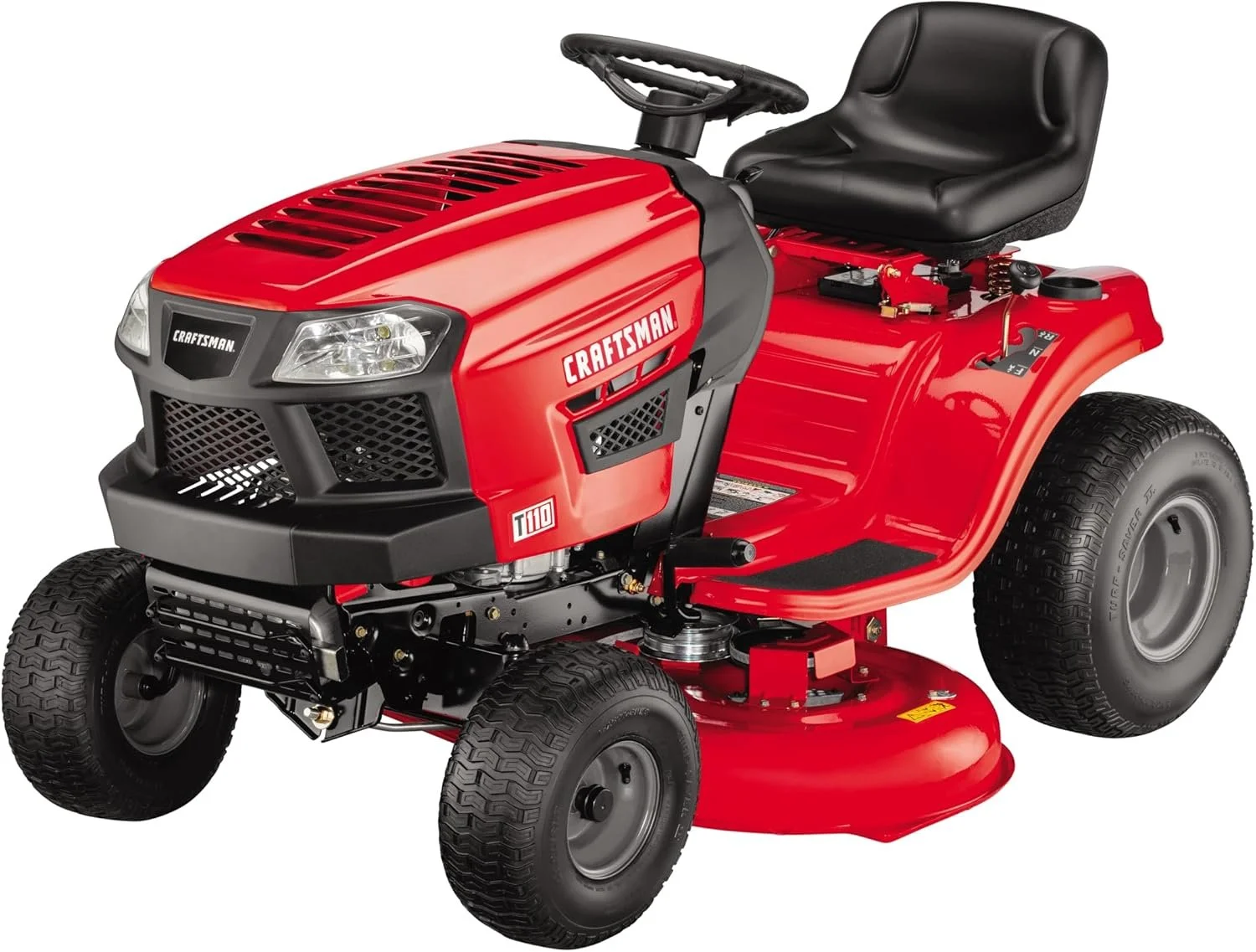 CRAFTSMAN 42-Inch Gear-Drive Gas Riding Lawn Mower - 6-Speed - Image 1