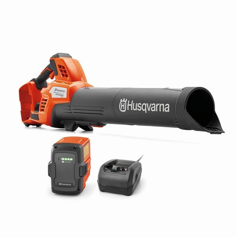Husqvarna 350iB 40V Cordless Leaf Blower - 200 MPH, Battery Included - Image 1